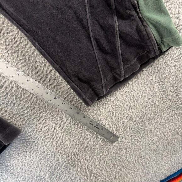 Vintage Michigan State Sweatpants Mens 2XL Black Green Suede Velour Y2k Spellout - Picture 5 of 12